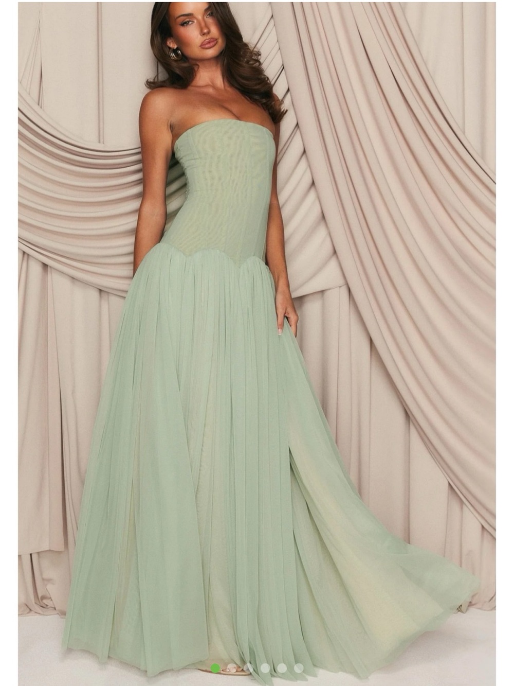 Magic Muse Maxi Dress Mint - Picture 2 of 6